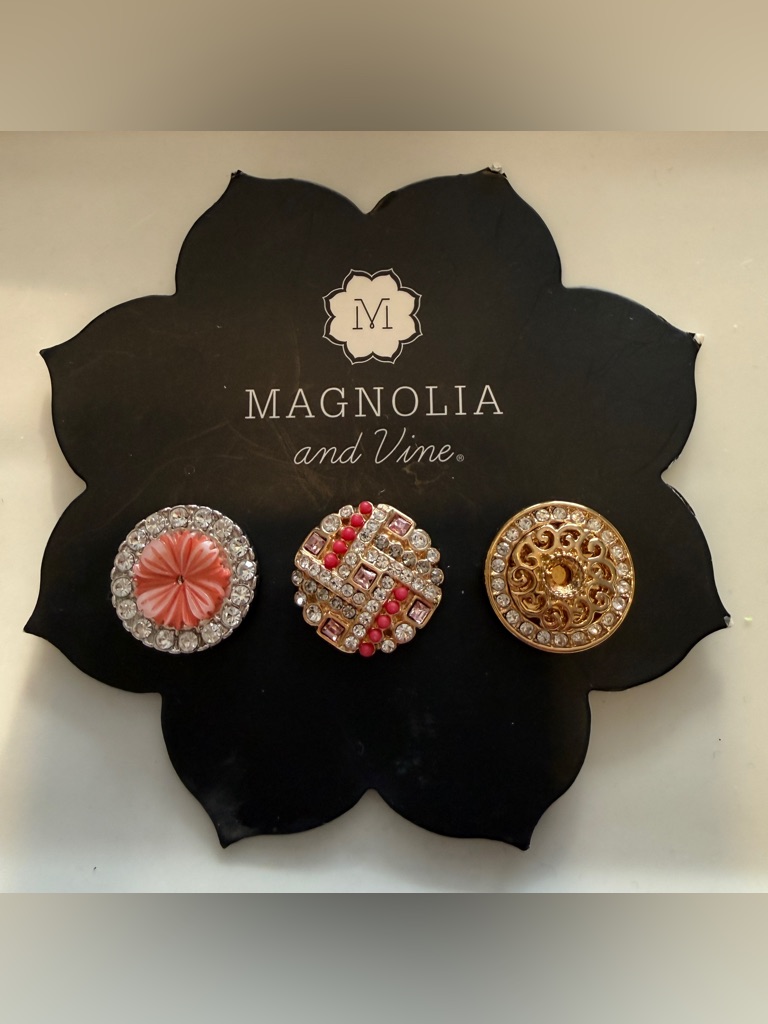 Magnolia And Vine Coal,Orange And Gold Snap Bundle